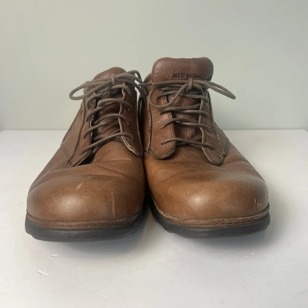 Red Wing 4969 Chukka Boots Mens 12EE Brown Leather Slip Oil Resistant Work